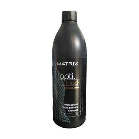 Buy Matrix Opti Black Professional Shine Shampoo (1000ml) - Purplle