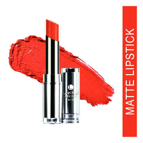 Buy Lakme Absolute Matte Lipstick Peach Pout (3.7 g) - Purplle