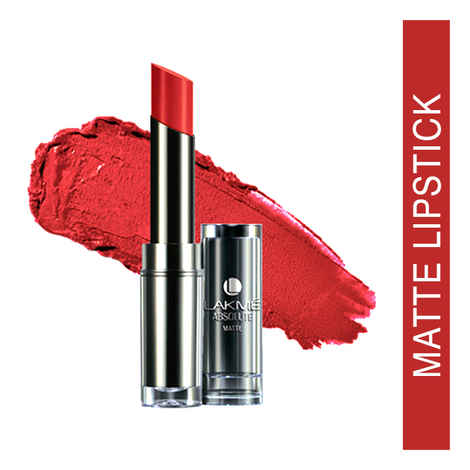 Buy Lakme Absolute Matte Lipstick Pink Caress (3.7 g) - Purplle