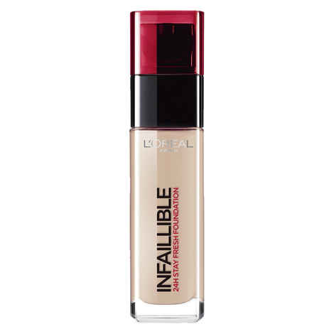 Buy L'Oreal Paris Infallible 24H Liquid Foundation 125 Natural Rose (30 ml) - Purplle