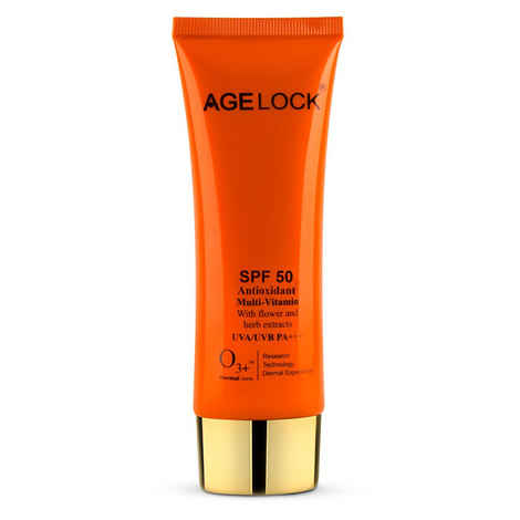 Buy O3+ Agelock Antioxidant - SPF 50 PA+++ (75 g) - Purplle