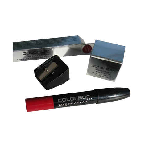 Buy Colorbar Take Me As I Am Lipstick Mischievous Wine 300(3.94 g)+Free Sharpner - Purplle