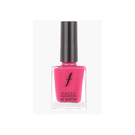 Buy Faces Canada Hi Shine Nail Enamel - Firty Fuschia 108 (9 ml) - Purplle