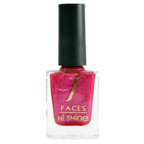 Buy Faces Canada Hi Shine Nail Enamel Tie The Knot- Pink 125 (9 ml) - Purplle