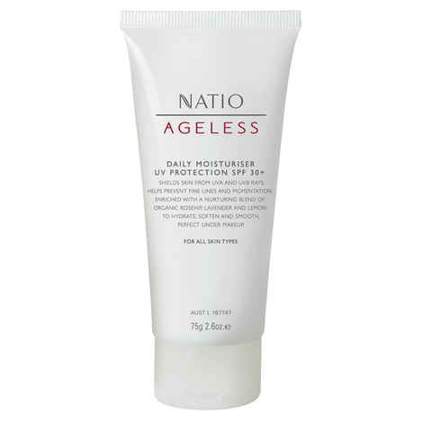 Buy Natio Ageless Daily Moisturiser Uv Protection SPF 30+ (75 g) - Purplle