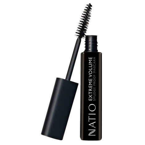 Buy Natio Extreme Volume Smudge Proof Mascara Black (10 ml) - Purplle