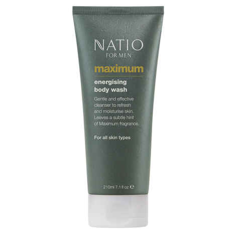 Buy Natio For Men Maximum Energising Body Wash (210 ml) - Purplle