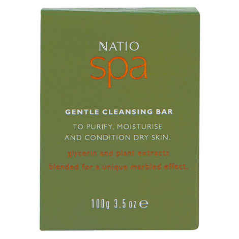 Buy Natio Spa Gentle Cleansing Bar (100 g) - Purplle