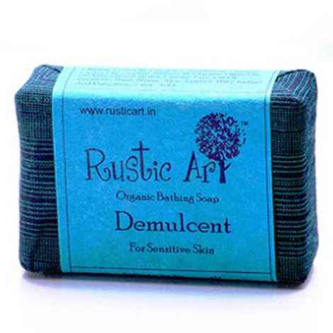 Buy Rustic Art Organic Demulcent Soap (Set of 2) - Purplle