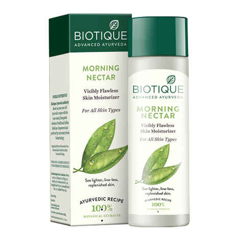 Biotique Morning Nectar Visibly Flawless Skin Moisturizer (120 ml)