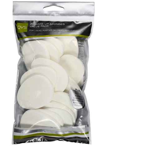 Buy QVS 20 Make-Up Sponges Value Pack (Raindrop) - Purplle