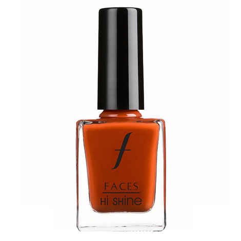 Buy Faces Canada Hi Shine Nail Enamel Tangelo 134 (9ml) - Purplle