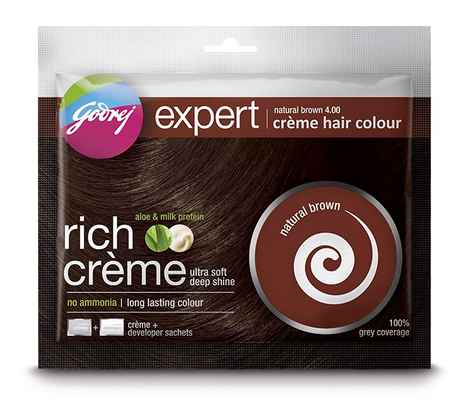 Buy Godrej Expert Rich Creme Hair Colour Natural Brown (4.00) - Purplle