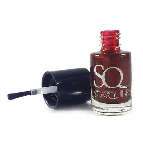 Buy Stay Quirky Nail Polish, Maroon, Mean Spirited 53 (6 ml) - Purplle