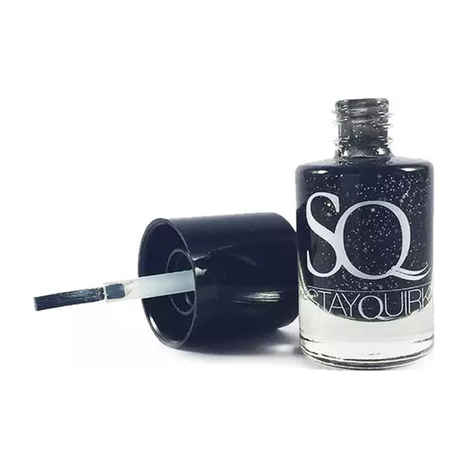 Buy Stay Quirky Nail Polish, Glitter Black - Bittersweet 617 - Purplle
