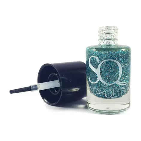 Buy Stay Quirky Nail Polish, Glitter, Blue - Defining Bling 634 (10 ml) - Purplle
