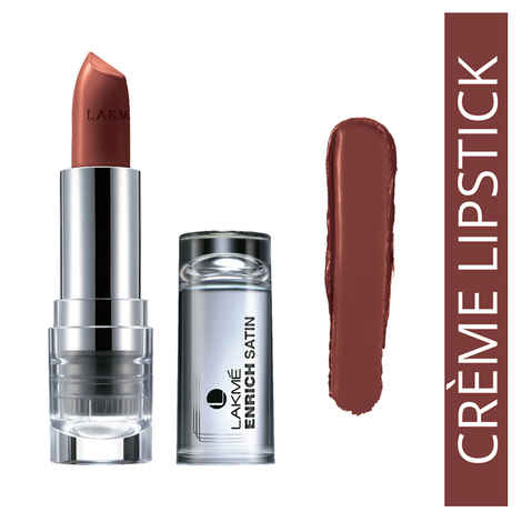 Buy Lakme Enrich Satin Lip Color Shade P134 (4.3 g) - Purplle