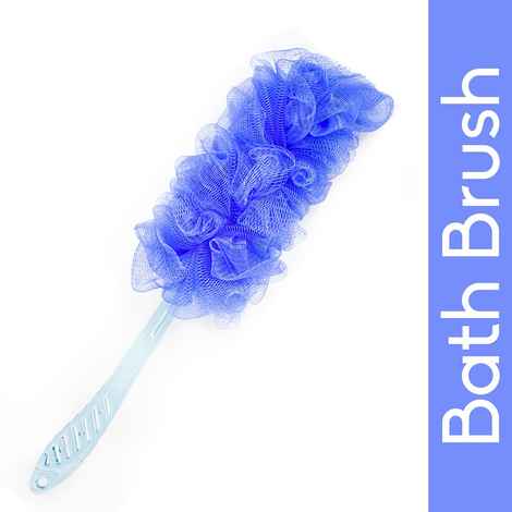 Panache Bath Brush Large Mesh Electric Blue