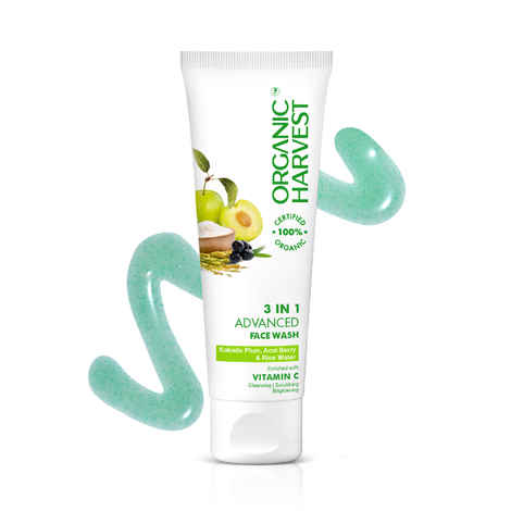Organic Harvest 3-In-1 Face Wash (100 ml)