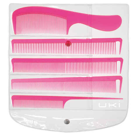 Buy UKI Comb Set of 5 Rose - Purplle