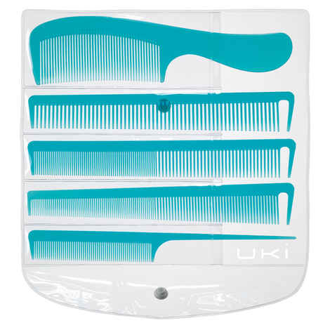 Buy UKI Comb Set of 5 Blue - Purplle
