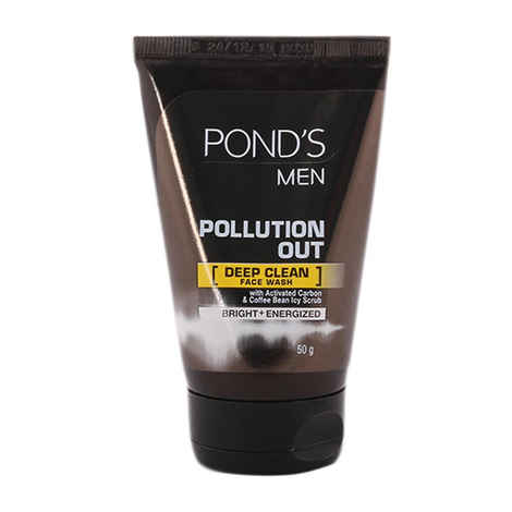 Buy Ponds Menz Pollution Out Facewash (50 g) - Purplle