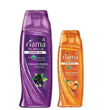 Buy Fiama Di Wills Blackcurrent & Bearberry Shower Gel (250 ml), get Fiama Di Wills Peach & Avocado Shower Gel (100 ml) Free - Purplle