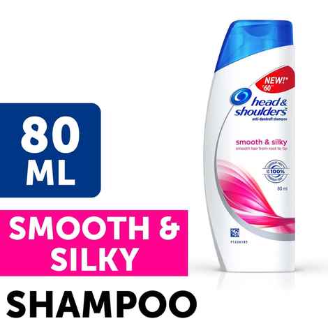 Buy Head & Shoulders Smooth & Silky Shampoo (80 ml) - Purplle