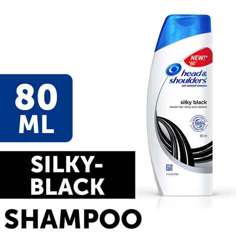 Buy Head & Shoulders Shampoo Silky Black (80 ml) - Purplle