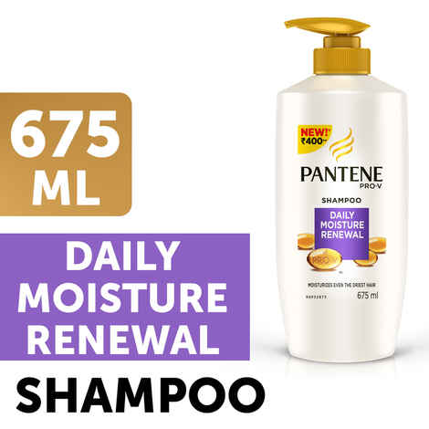 Buy Pantene Daily Moisture Renewal Shampoo (675 ml) - Purplle