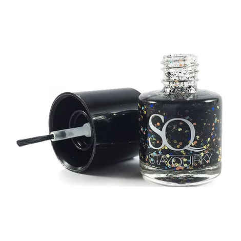 Buy Stay Quirky Nail Polish, Black Fiesta Effect, Fragile Zone 906 - Purplle