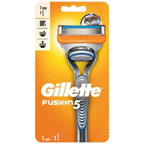 Buy Gillette Fusion Manual Shaving Razor - Purplle