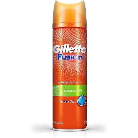 Buy Gillette Fusion Hydragel Sensitive Pre Shave Gel (195 g) - Purplle