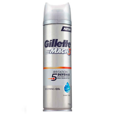 Buy Gillette Mach3 Irritation Defense Pre Shave Gel (195 g) - Purplle
