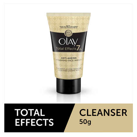 Buy Olay Total Effects 7 in 1 Anti-Ageing Foaming Face Wash (50 g) - Purplle