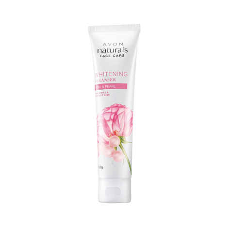 Buy Avon Naturals Whitening Cleanser With Rose & Pearl (100 g) - Purplle
