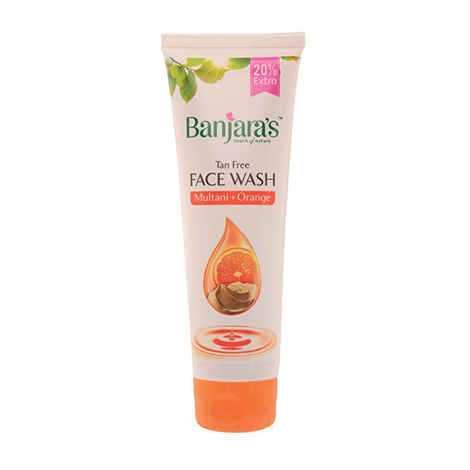 Buy Banjara's Multani + Orange Face wash (100 ml) - Purplle
