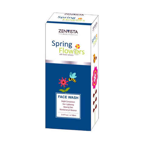 Buy Zenvista Spring Flower Face Wash (100 ml) - Purplle