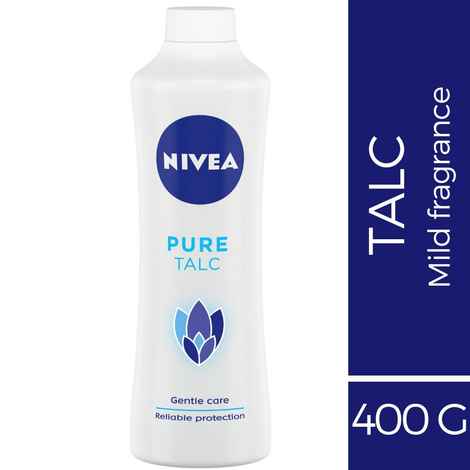 Buy NIVEA Talc, Pure Talcum Powder, 400g - Purplle