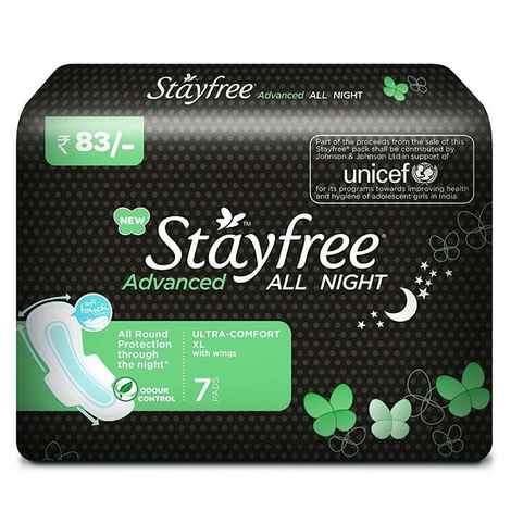 Stayfree Ultrathin Advanced All Night 7'S