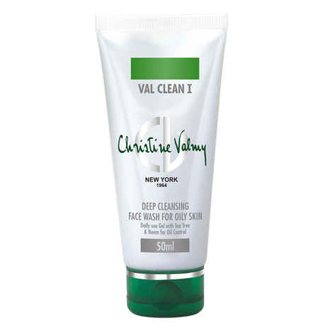 Buy Christine Valmy Valclean I- Oily Skin Facewash (50 ml) - Purplle