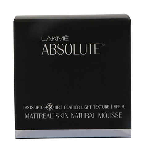 Buy Lakme Absolute Mattreal Skin Natural Mousse - Purplle