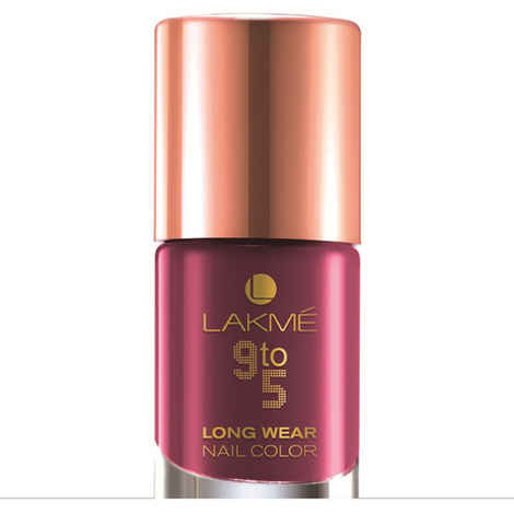 Buy Lakme 9 to 5 Long Wear Nail Color - Purplle