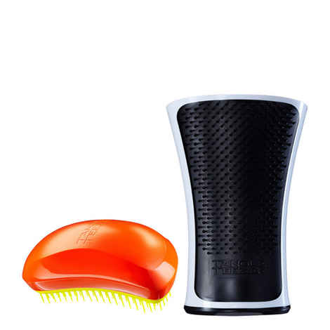 Buy Tangle Teezer Combo Salon Elite Orange and Yellow and Aqua Black and White - Purplle