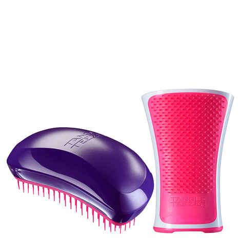 Buy Tangle Teezer Combo Salon Elite Purple and Pink and Aqua Pink and White - Purplle
