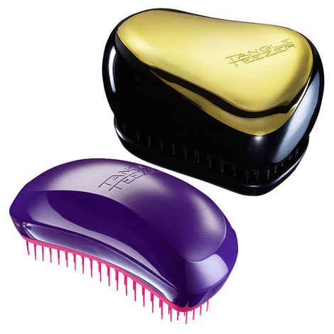 Buy Tangle Teezer Combo Salon Elite Purple and Pink and Compact Gold and Black - Purplle