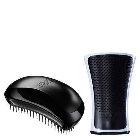 Buy Tangle Teezer Combo Salon Elite Black and Aqua Black and White - Purplle