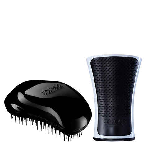 Buy Tangle Teezer Combo Original Black and Aqua Black and White - Purplle