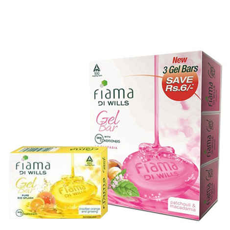 Buy Fiama Di Wills La Fantasia Bathing Bar (125g*3)+ Free Soap (75 g) - Purplle