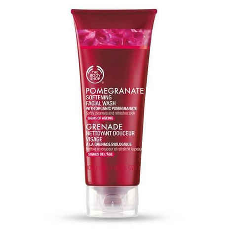 Buy The Body Shop Pomegranate Softening Facial Wash(100 ml) - Purplle